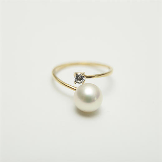 Pearl moments LITTLE QUEEN经典开口珍珠戒指 商品图3