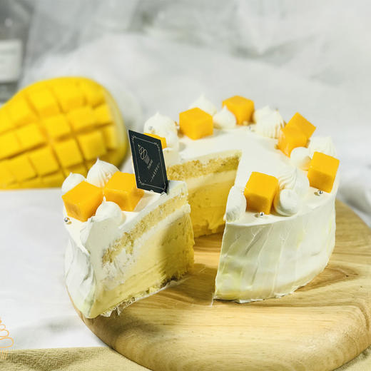 【夏日午后】-芒果冰淇淋蛋糕（需放到急冻保存） 商品图1