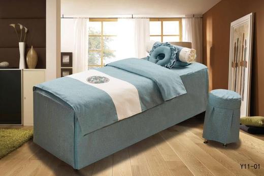 Y11系列浅咖色紫色蓝绿色床罩 床罩4件套 商品图0