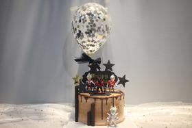 男孩最爱   奥特曼  气球 棕色系