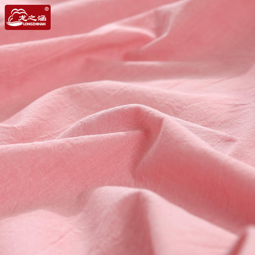 龙之涵水洗棉床品套件 床单+枕巾二/三件 全棉 三次高温水洗 柔软亲肤 透气干爽 商品图3