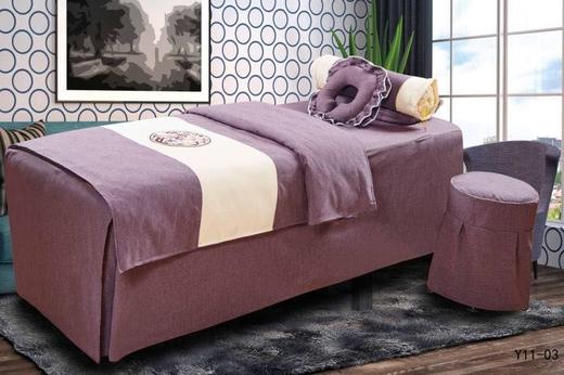 Y11系列浅咖色紫色蓝绿色床罩 床罩4件套 商品图1