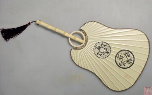 古泉书馆文创——水墨精拓，精美芭蕉扇 商品图3