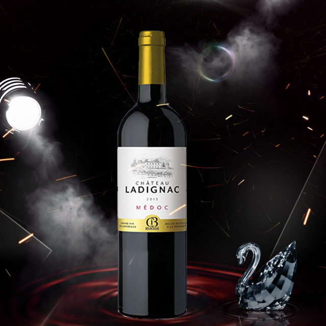 法国原瓶获奖 中级庄拉迪雅克古堡红葡萄酒