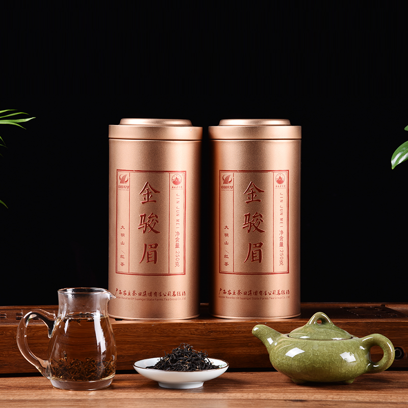 【22年春茶】大明山 广西农垦茶叶 金骏眉 一级工夫红茶礼盒装 250g/盒*2