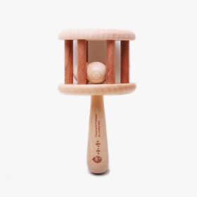 【6个月+】墨小小 纯手工打磨手 豆豆摇铃