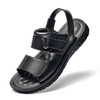 【服饰鞋包】夏季皮凉鞋男式沙滩鞋魔术贴凉皮鞋头层牛皮男士凉鞋男罗马鞋 商品缩略图4