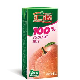 1L汇源100%桃汁