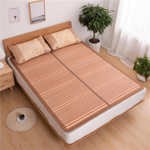 【凉席】夏季双面可折叠双人床竹席 商品图2