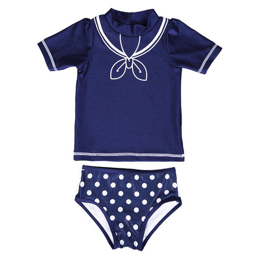 【泳衣】女童泳衣韩版儿童泳衣泳裤两件套装 商品图3