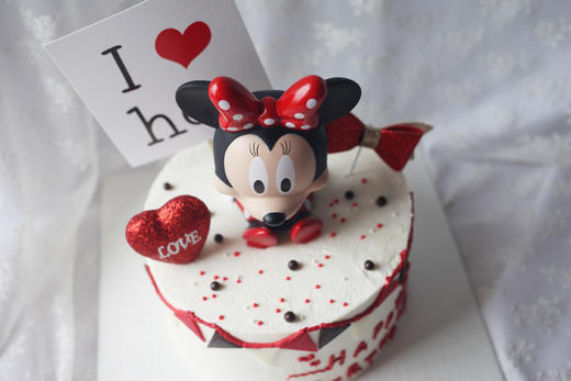 女孩款  红色蝴蝶结米妮 迪士尼 商品图1