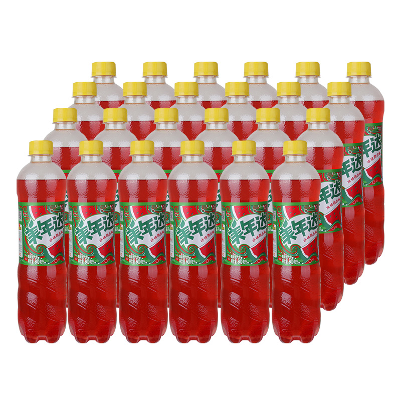 600ml*12瓶 美年达西瓜味