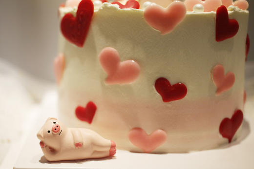 卡通主题款 举牌猪 爱心灯 小心心 商品图1