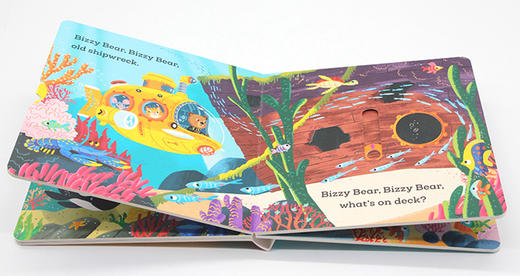 【中商原版】小熊很忙系列 深海潜水员 英文原版 Bizzy Bear: Deepsea Diver 纸板书 3-6岁 商品图2