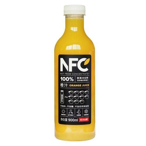 900ml农夫山泉100%NFC橙汁 商品图0