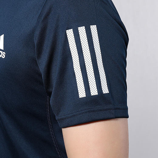 阿迪/Adidas 19年夏季新款 男子网球服 短袖透气 立领休闲T恤 DU0850 商品图3