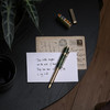 入石小钢笔（常青款）| 雨林绿大理石+黄铜，8.3cm一手可握，私人定制，送礼精美 商品缩略图4