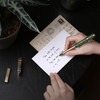 入石小钢笔（常青款）| 雨林绿大理石+黄铜，8.3cm一手可握，私人定制，送礼精美 商品缩略图3