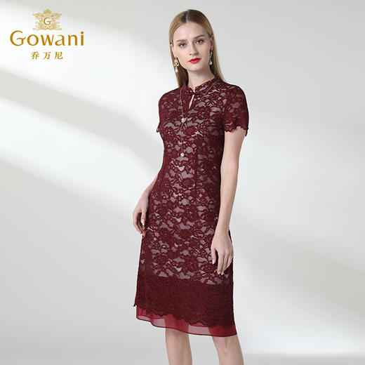 乔万尼夏装时尚气质优雅修身连衣裙旗袍宴会礼服EN2E590 商品图2