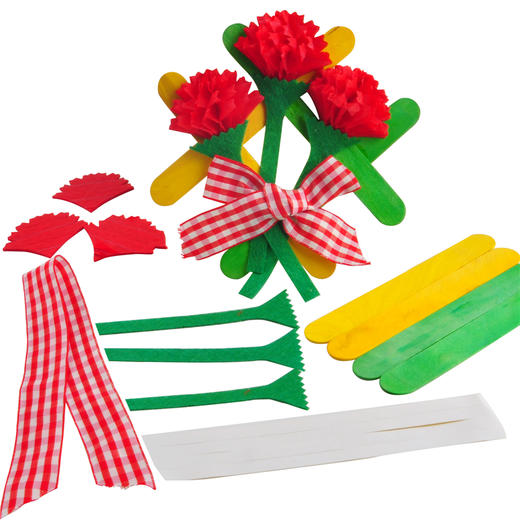 优米 母亲节雪糕棍相框花材料包 商品图2