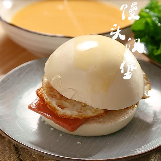 富世康山东呛面大馒头600g/袋 主食面点 生鲜早餐速食加热即食 商品图4