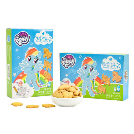 80g小马宝莉造型饼干(牛奶味)