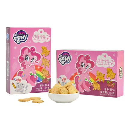80g小马宝莉造型饼干(蔓越莓味)