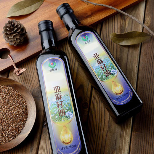 富世康初冷榨亚麻籽油 食用油植物油 商品图5