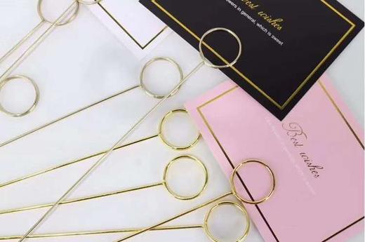 【花店辅材】卡片夹/金属卡插（10个/包） 商品图3