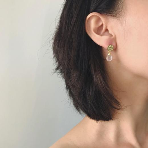 北京仓｜AZUNI-凯特王妃同款-Athena-粉水晶 耳环［英国设计师］ 商品图4