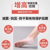 【增高 减震 防干裂】抖音同款透明软硅胶仿生套脚半增高鞋垫袜子内隐形男女士面试神器 商品缩略图3