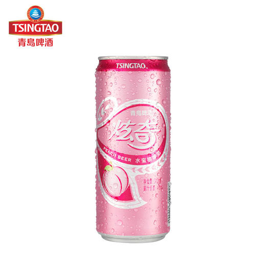青岛啤酒 炫奇水蜜桃口味310ml*12听 官方直营 整箱包邮 商品图4