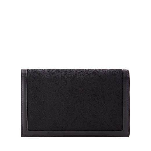 SAINTJOY/上久楷 宋锦女式斜背包 黑色缠枝莲花纹.黑色 BWS18A2801 商品图0