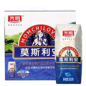 200g*12光明莫斯利安  安巴氏杀菌热处理风味酸牛奶（原味）