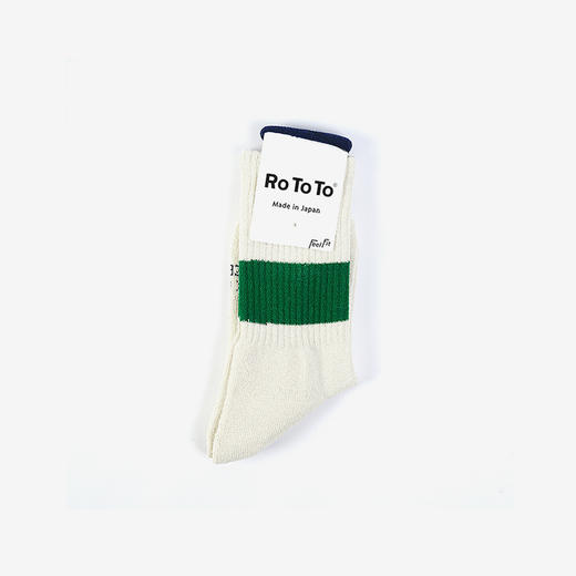 RoToTo CLASSIC CREW SOCKS "SILK NOIL" 丝绵混合编织运动袜 商品图0