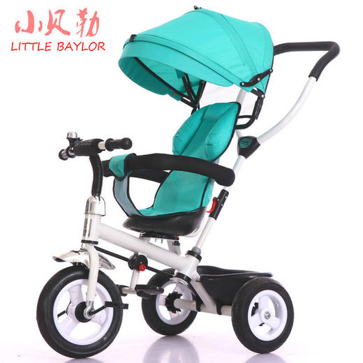 【脚踏车】儿童三轮车脚踏车宝宝自行车1-3岁轻便小孩婴儿手推车 商品图3