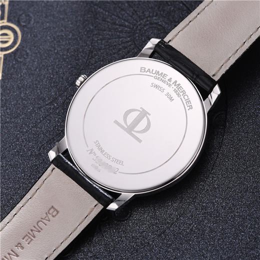 名士 Baume & Mercier 克莱斯麦系列男士石英腕表 M0A08850 商品图2