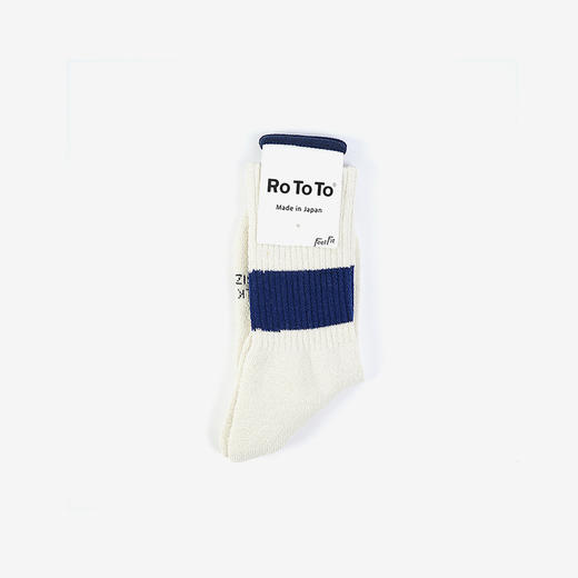 RoToTo CLASSIC CREW SOCKS "SILK NOIL" 丝绵混合编织运动袜 商品图2