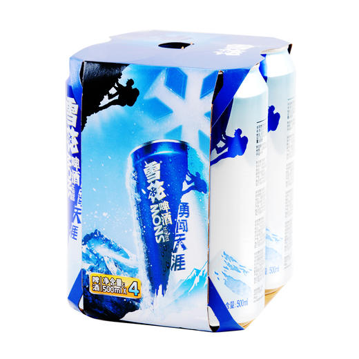 雪花啤酒 勇闯天涯啤酒 ≥2.5度 500ml*4罐 商品图0