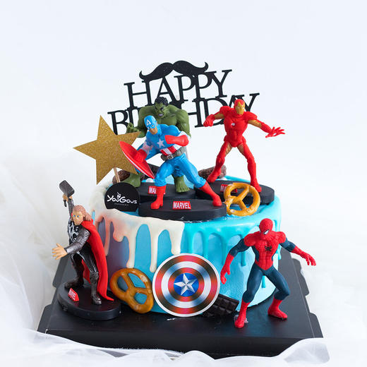英雄联盟主题造型奶油蛋糕