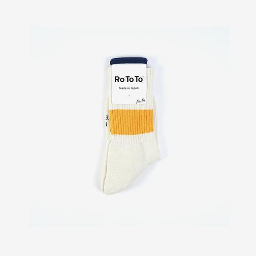 RoToTo CLASSIC CREW SOCKS "SILK NOIL" 丝绵混合编织运动袜 商品图7