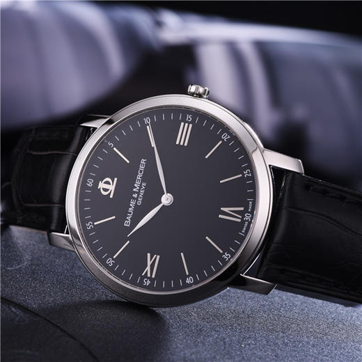 名士 Baume & Mercier 克莱斯麦系列男士石英腕表 M0A08850 商品图1