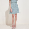 EITIE爱特爱夏季小清新简约百搭荷叶边裙摆蕾丝半身裙短B1906212 商品缩略图0