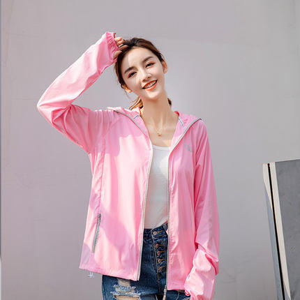 Let's Diet防晒衣女短款2019新款户外夏季韩版时尚宽松薄款 商品图1