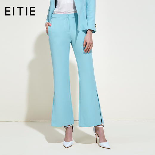 EITIE爱特爱女装春夏立体剪裁宽松高腰版型喇叭裤阔腿裤5905603 商品图0