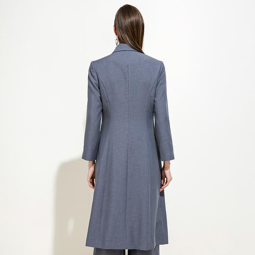 EITIE爱特爱女装春季气质翻驳领英伦简约时尚风衣中长5904601 商品图2