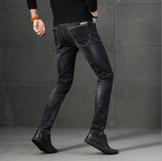 【服饰鞋包】春夏季牛仔裤男弹力小脚男款牛仔裤修身男百搭牛仔裤 商品图3