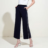 EITIE爱特爱女装夏季立体剪裁线条拼色宽松休闲阔腿裤长裤5905605 商品缩略图1
