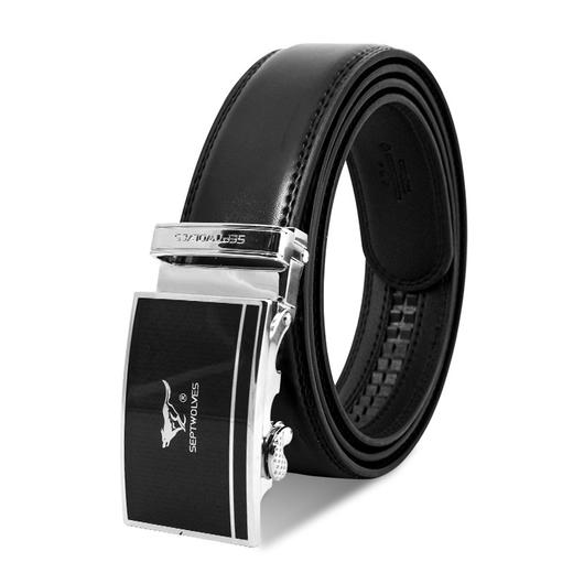 七匹狼男士皮带自动扣腰带 韩版潮休闲中年青年商务牛皮裤带 7A319130100 商品图0