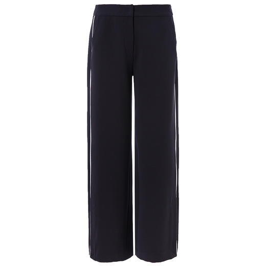 EITIE爱特爱女装夏季立体剪裁线条拼色宽松休闲阔腿裤长裤5905605 商品图3